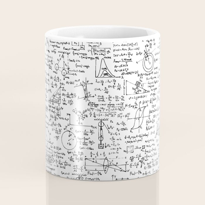 Physics Equations on Whiteboard Coffee Mug Gallery Image 4