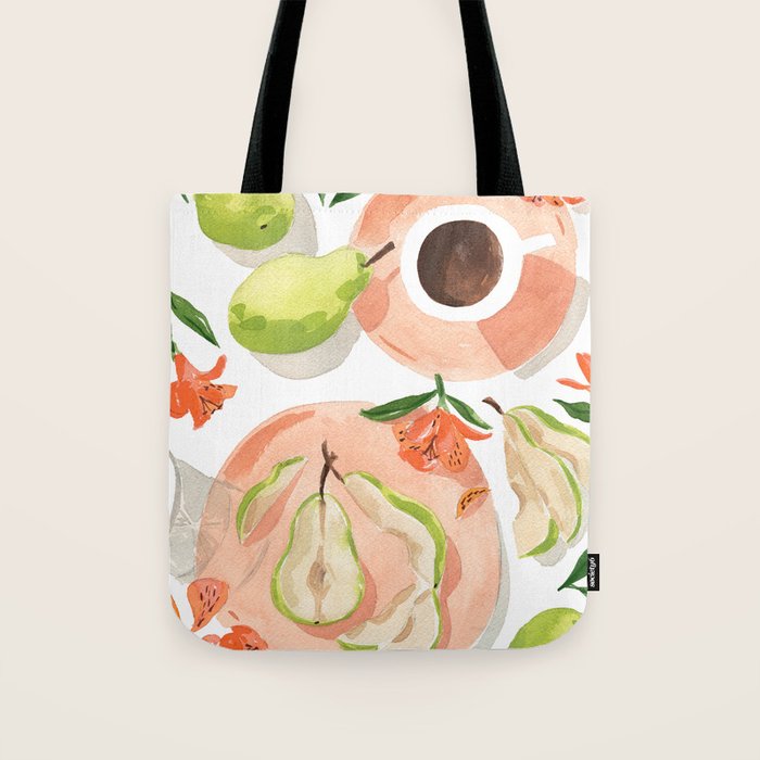 Pretty Pears Still Life Tote Bag Gallery Image 1