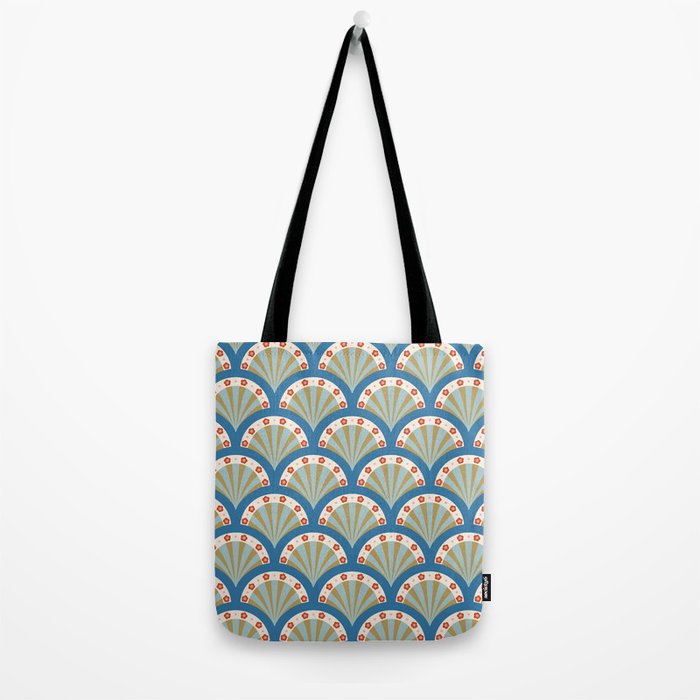 Asian Fan Pattern Tote Bag Gallery Image 2