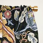 William Morris Vintage Owl Forest Window Curtain Gallery Image 2