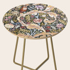 William Morris Vintage Owl Forest Side Table Gallery Image 2