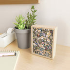 William Morris Vintage Owl Forest Mini Art Print Gallery Image 2