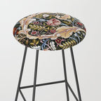 William Morris Vintage Owl Forest Stool Gallery Image 2