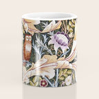 William Morris Vintage Owl Forest Coffee Mug Gallery Image 4