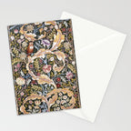 William Morris Vintage Owl Forest Stationery Card Gallery Image 2