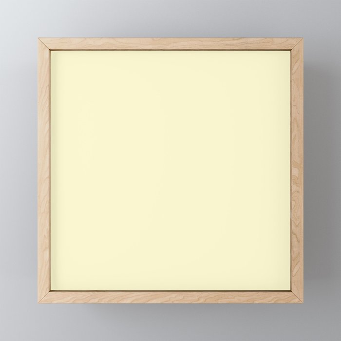 Lemon Yellow Mini Art Print Gallery Image 1