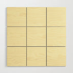 Lemon Yellow Wood Wall Art Gallery Image 1