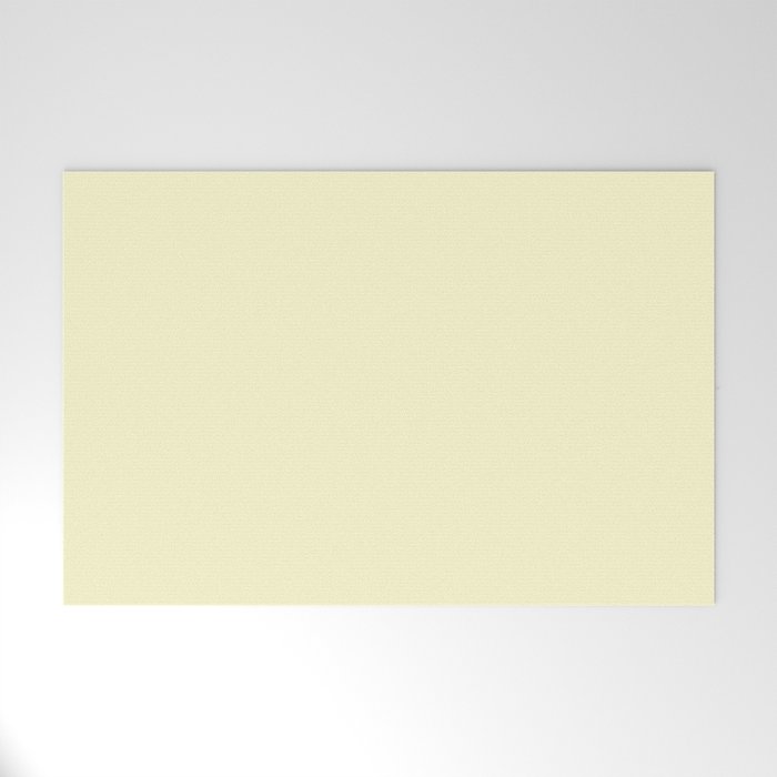 Lemon Yellow Welcome Mat Gallery Image 1