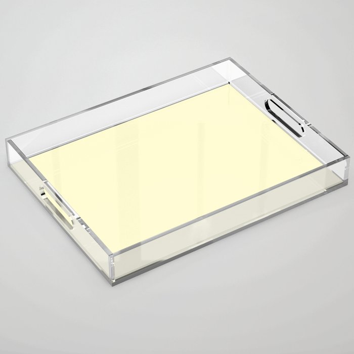 Lemon Yellow Acrylic Tray Gallery Image 1