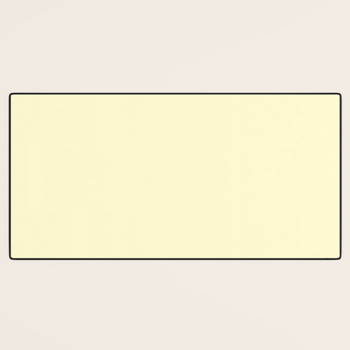 Lemon Yellow Desk Mat Gallery Image 3