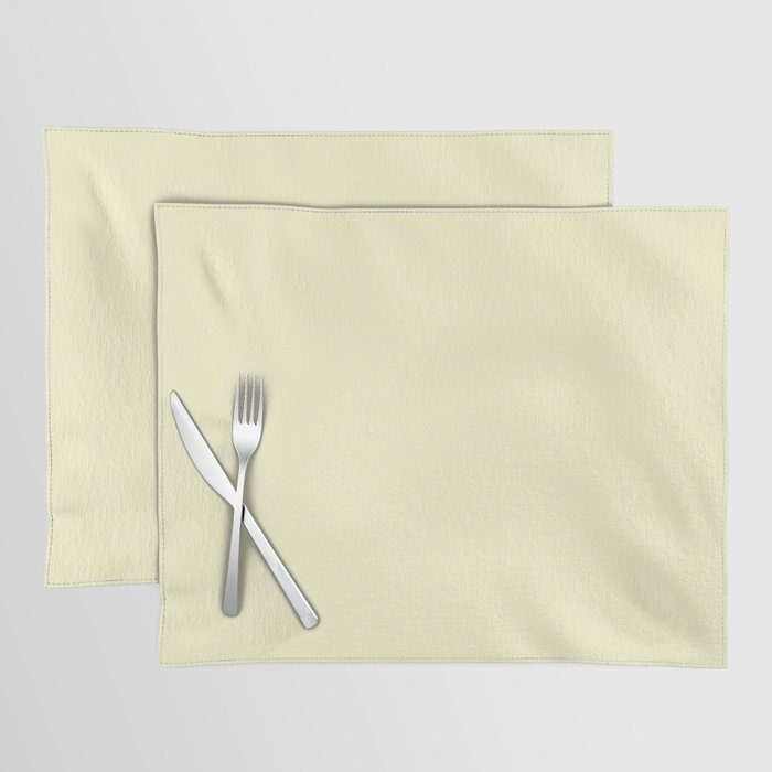 Lemon Yellow Placemat Gallery Image 1