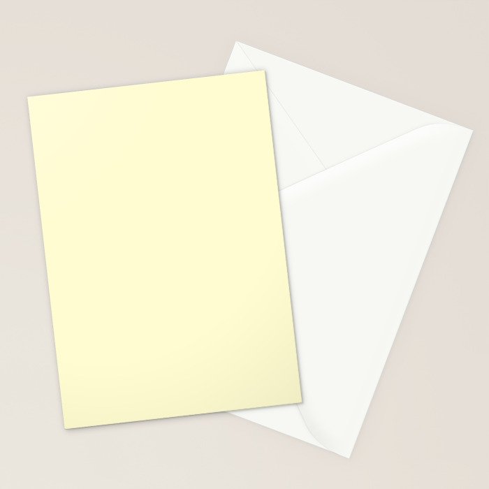 Lemon Yellow Stationery Card Gallery Image 2