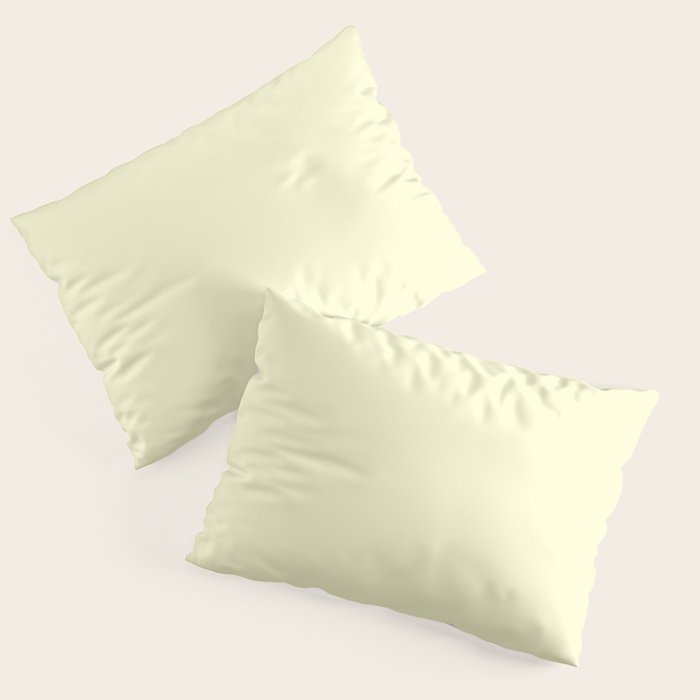 Lemon Yellow Pillow Sham Gallery Image 3