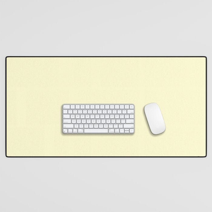 Lemon Yellow Desk Mat Gallery Image 1