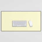 Lemon Yellow Desk Mat Gallery Image 1