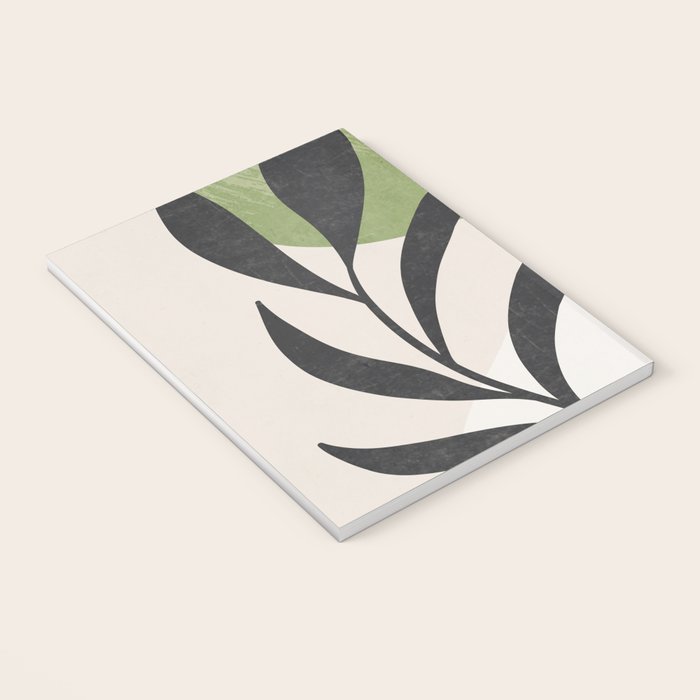 Minimal Abstract Art Plant Notebook Gallery Image 3
