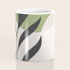 Minimal Abstract Art Plant Coffee Mug Gallery Image 4