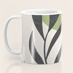 Minimal Abstract Art Plant Coffee Mug Gallery Image 3