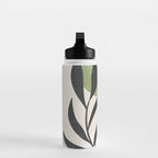 Minimal Abstract Art Plant Water Bottle Gallery Image 3