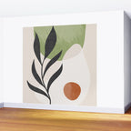 Minimal Abstract Art Plant Wall Mural Gallery Image 2