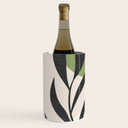 Minimal Abstract Art Plant Wine Chiller Gallery Image 2