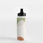 Minimal Abstract Art Plant Water Bottle Gallery Image 2