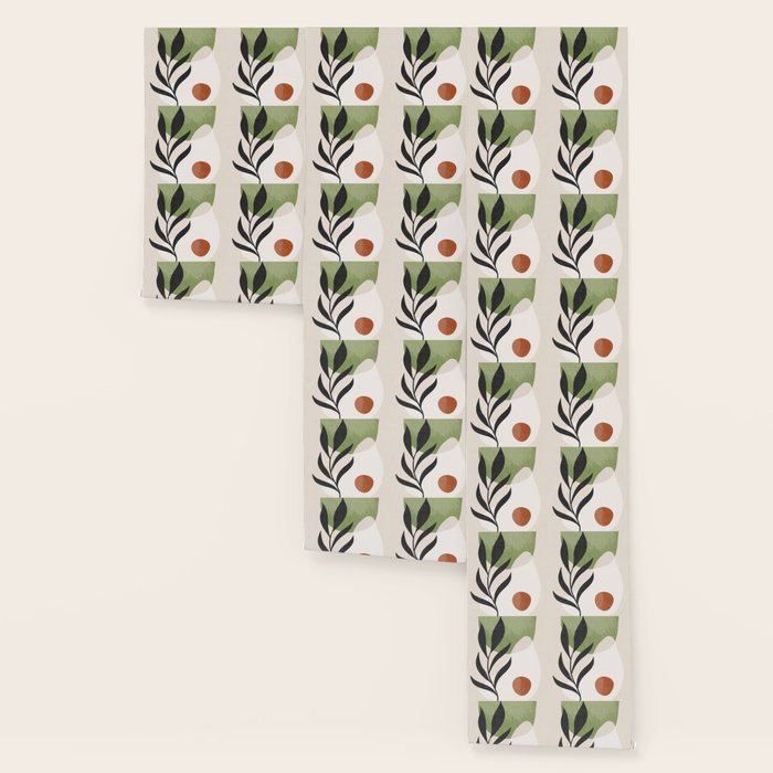 Minimal Abstract Art Plant Wallpaper Gallery Image 3
