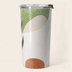 Minimal Abstract Art Plant Travel Mug Gallery Image 2