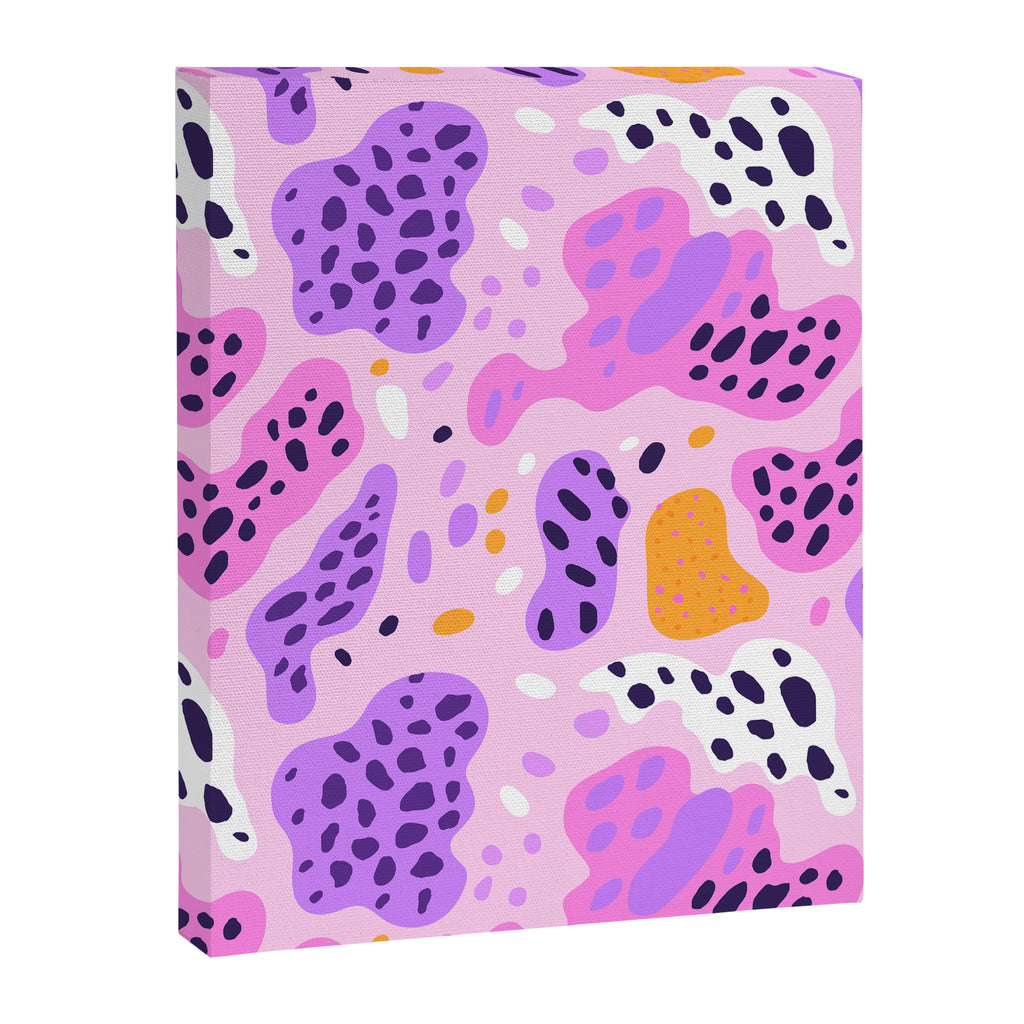 Abstract colorful animal print art pattern Canvas Print Gallery Image 8