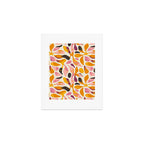 Abstract colorful flower art pattern Art Print Gallery Image 1