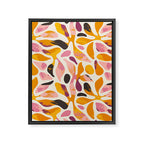 Abstract colorful flower art pattern Framed Canvas Print Gallery Image 8