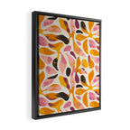 Abstract colorful flower art pattern Framed Canvas Print Gallery Image 2