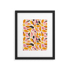 Abstract colorful flower art pattern Framed Art Print Gallery Image 6