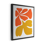 Abstract colorful flower bird nature art Framed Canvas Print Gallery Image 2