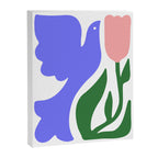 Abstract colorful flower nature art Canvas Print Gallery Image 6