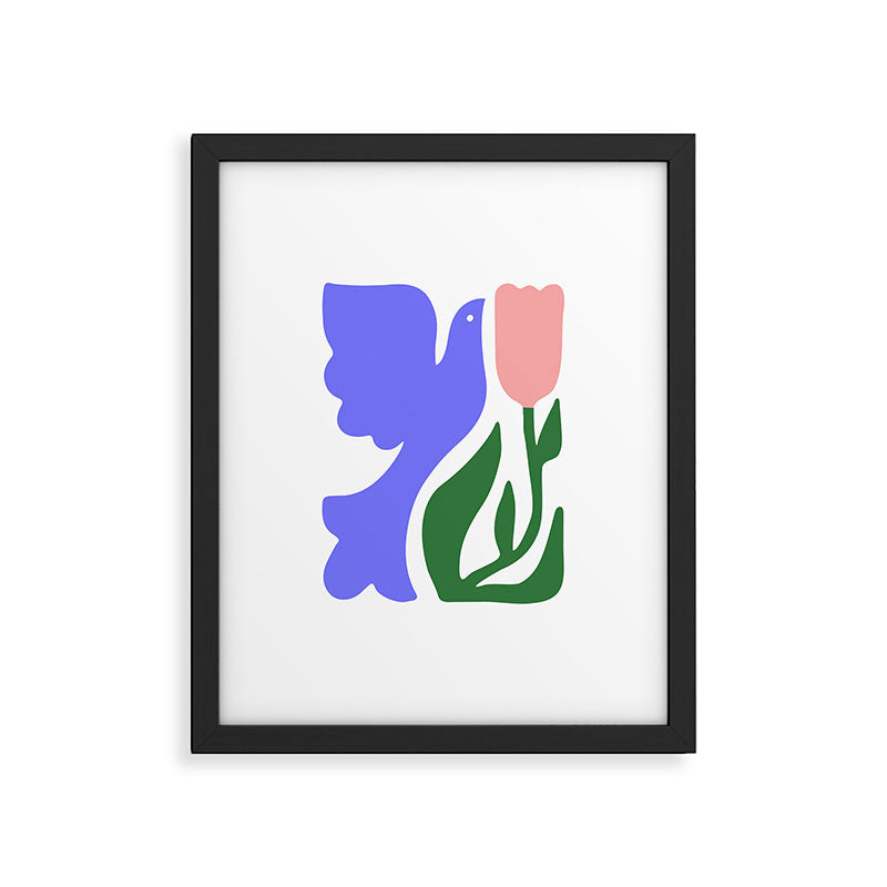 Abstract colorful flower nature art Framed Art Print Gallery Image 5