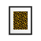Abstract fire flame art pattern Framed Art Print Gallery Image 6