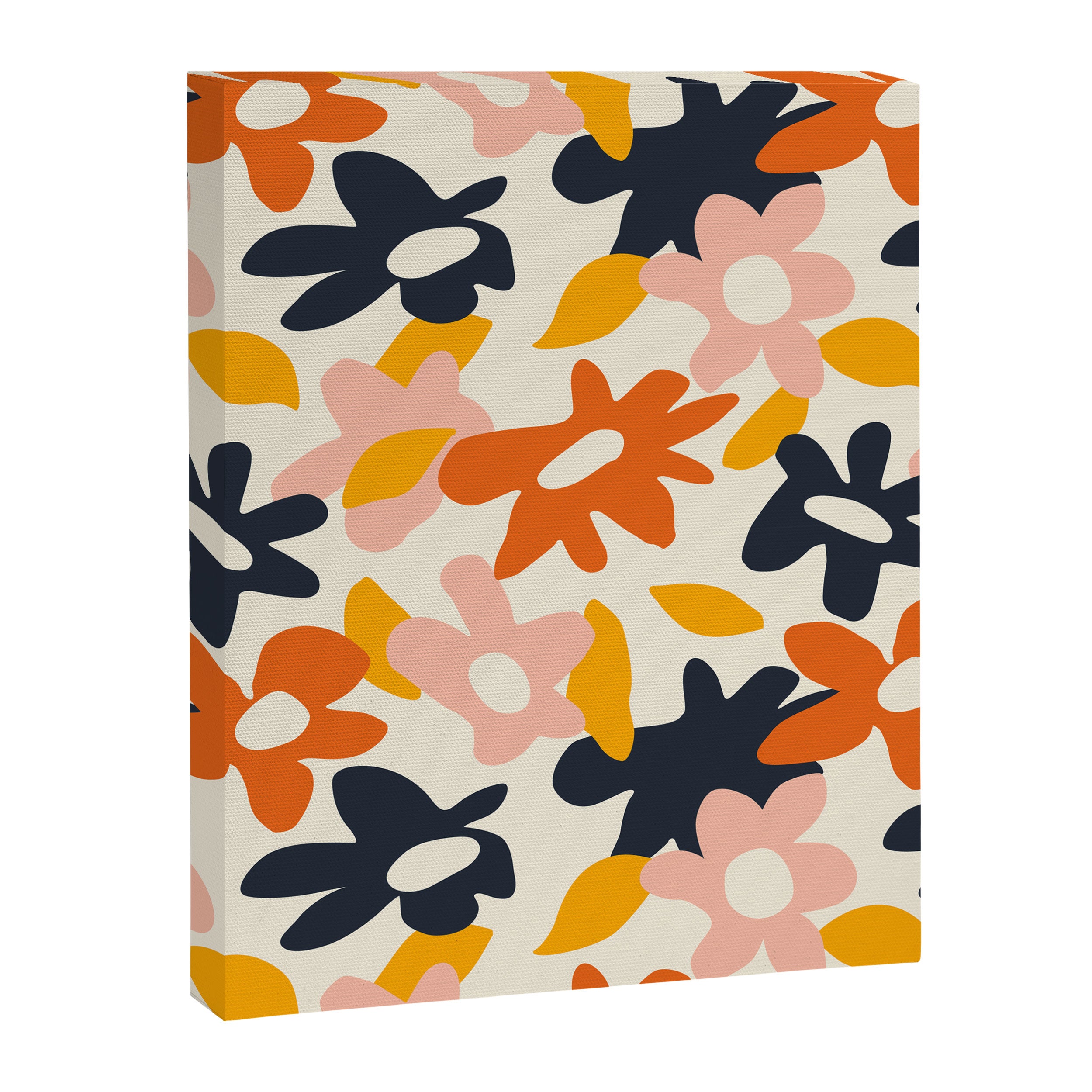 Abstract flower art pattern Canvas Print Gallery Image 8