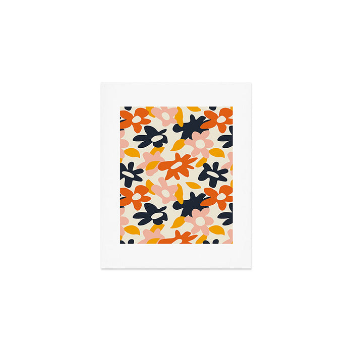 Abstract flower art pattern Art Print Gallery Image 1