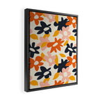 Abstract flower art pattern Framed Canvas Print Gallery Image 2