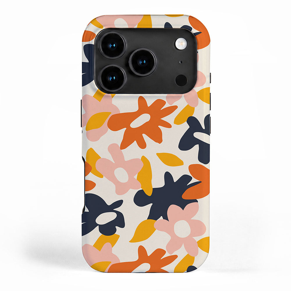 Abstract flower art pattern iPhone Case Gallery Image 1