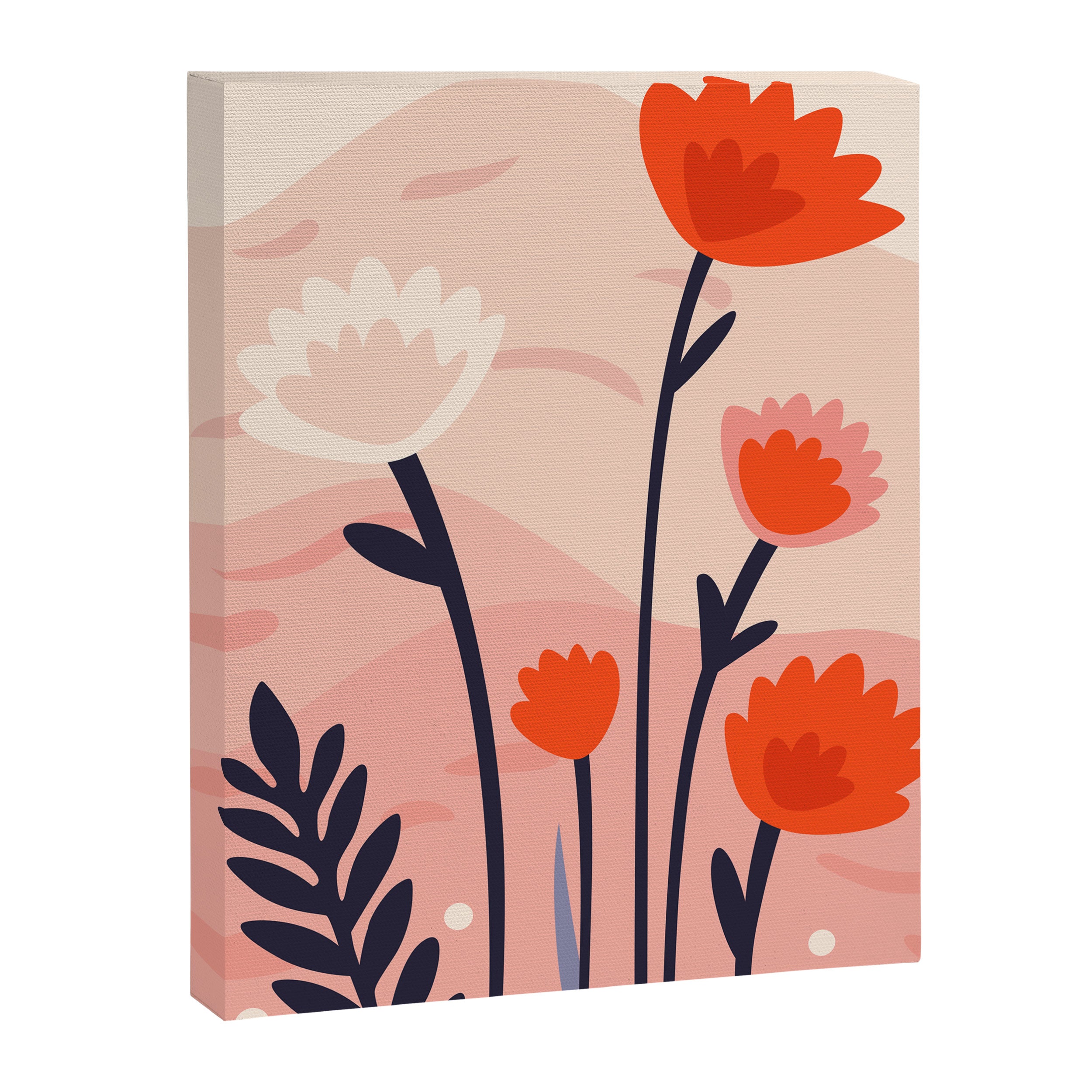 Abstract flower nature landscape art Canvas Print Gallery Image 6