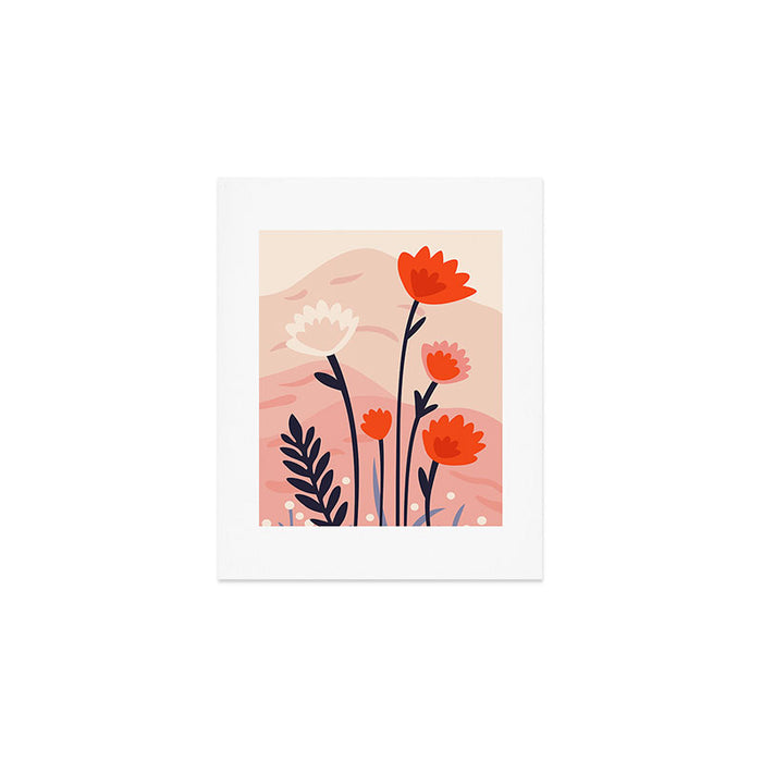 Abstract flower nature landscape art Art Print Gallery Image 1