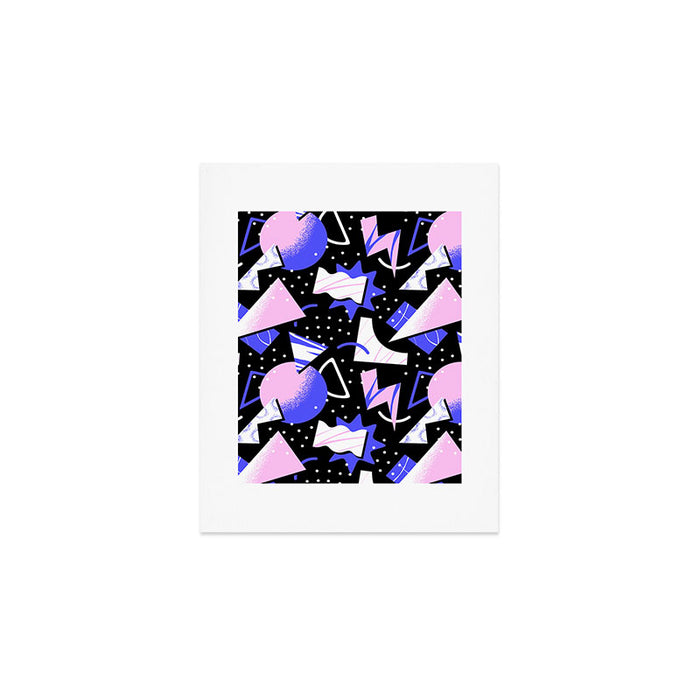 Abstract geometric shape modern pattern art Art Print Gallery Image 1