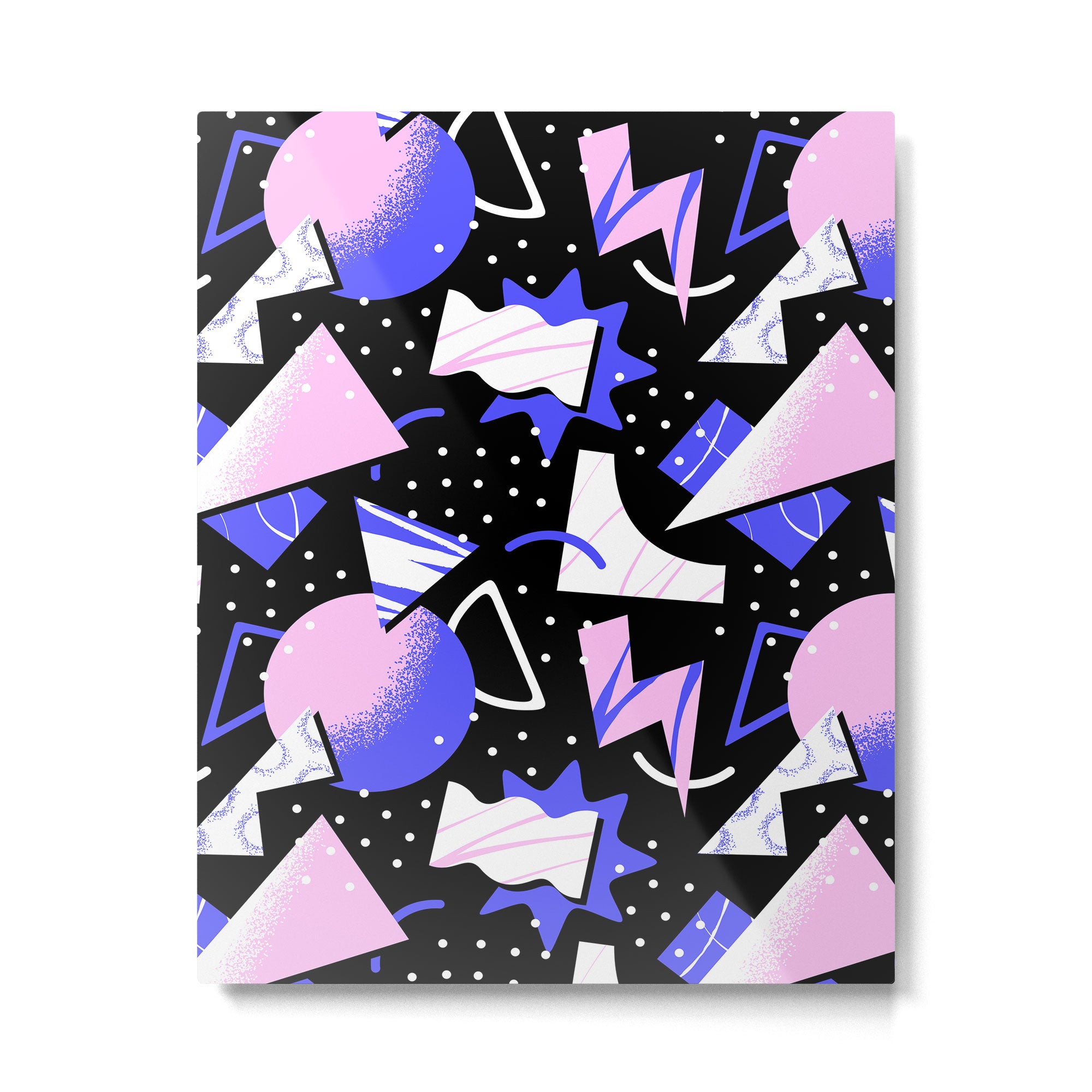 Abstract geometric shape modern pattern art Metal Print Gallery Image 6