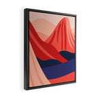 Abstract mountain nature landscape art Framed Canvas Print Gallery Image 2