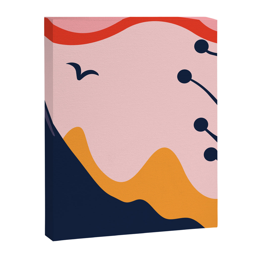 Abstract mountain nature landscape art Canvas Print Gallery Image 8