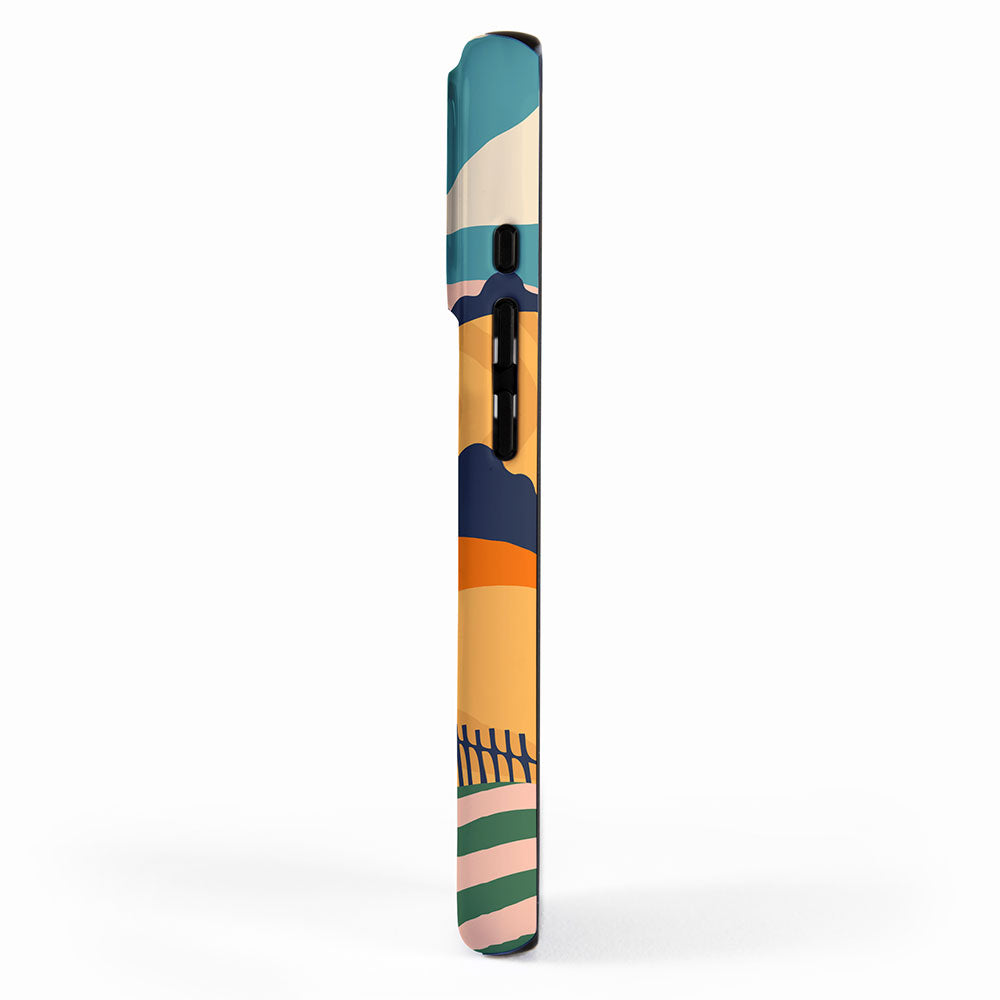 Abstract nature field landscape art iPhone Case Gallery Image 2