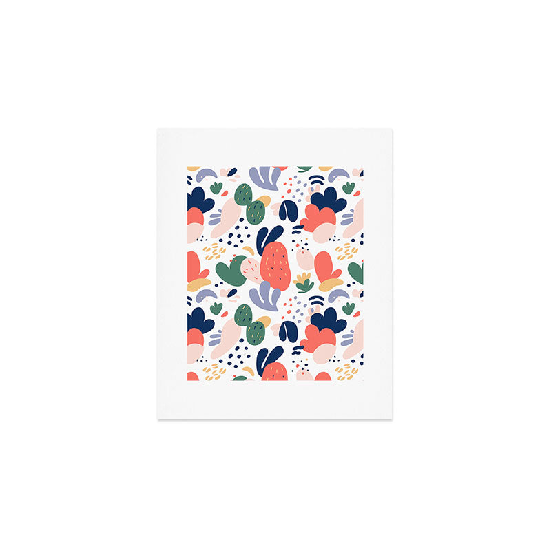 Abstract organic nature art pattern Art Print Gallery Image 1