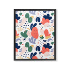 Abstract organic nature art pattern Framed Canvas Print Gallery Image 8